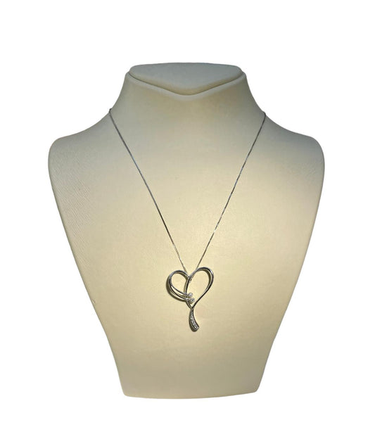 DONNA ORO DIAMOND HEART NECKLACE