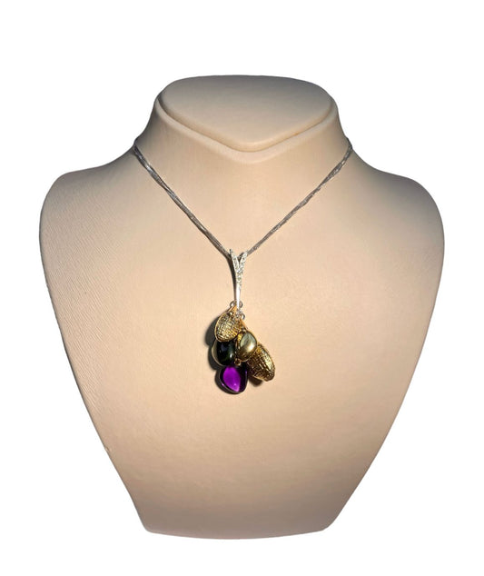 DONNA ORO AMETHYST QUARTZ NECKLACE