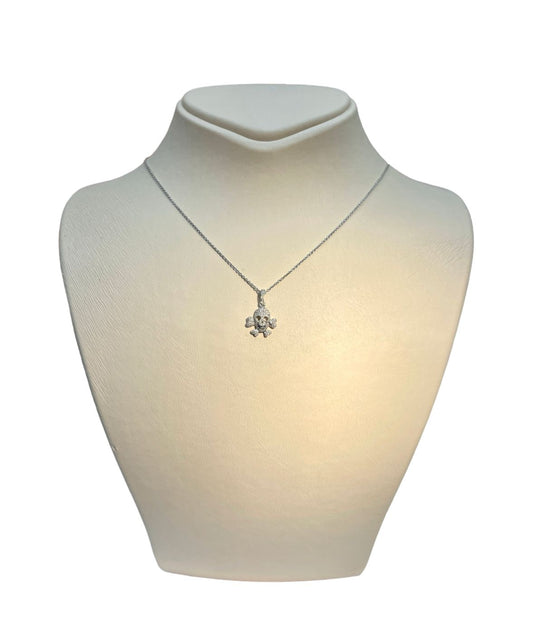 DIVALI DIAMOND SKULL NECKLACE