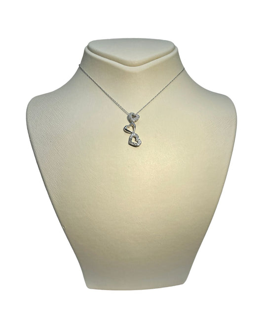 DIAMANTICA DIAMOND HEARTS NECKLACE